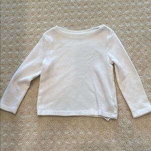 Old Navy Kids White Long Sleeve Tee